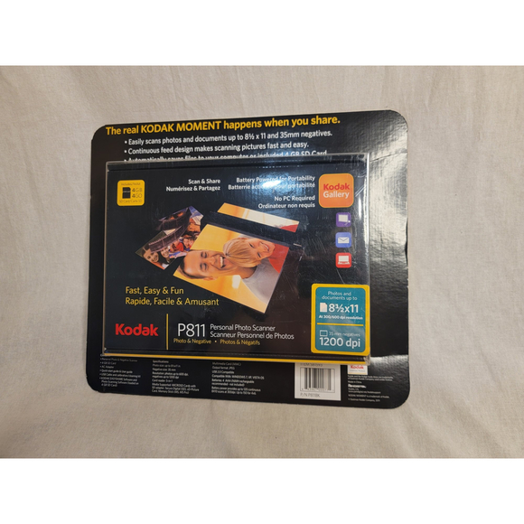Kodak Personal Photo Scanner Document, Model P811 with 4 GB SD Card - Picture 2 of 2